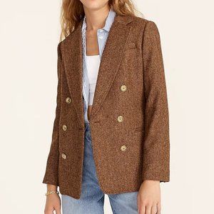 J Crew Bristol blazer in hazelnut English wool herringbone - size 6 NWT